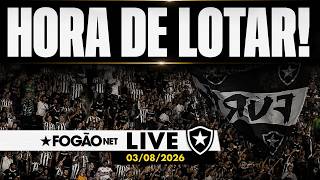 FOGÃONET LIVE: BOTAFOGO VENDE 10 MIL PARA CLÁSSICO | FRANCLIM JÁ DECIDIU INSCRITOS NA SUL-AMERICANA
