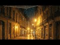 Walking In The Very Heavy Rain Walk At Night Bordeaux 4k France ASMR Rain Sounds For Sleeping