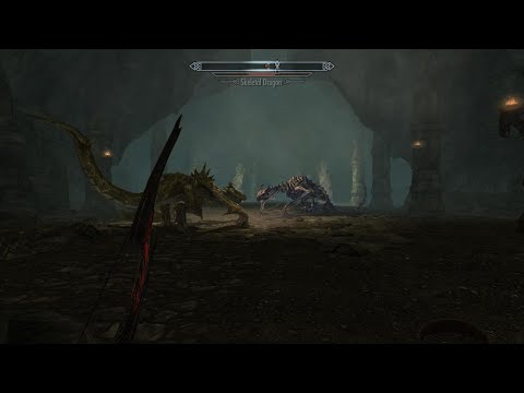 Skyrim: Undead dragon action