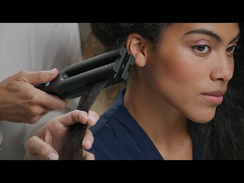 Hot Tools Sleek Styles with the Black Gold Dual Plate Salon Flat Iron (vidéo en anglais)