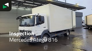 Camion fourgon Mercedes-Benz Atego 816 4X2 8tonner Manual Steelsuspension Euro 6 | Image 4 - Autoline