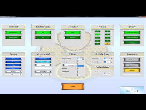 Leitungsquerschnitt berechnen mit einem Programm