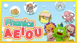 파닉스 모음 A-E-I-O-U! 신나게 노래하면 모든 알파벳 마스터!ㅣ파닉스챈트ㅣ영어동요 abcㅣAlphabetㅣPhonicsㅣA E I O U