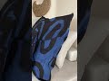 Rokia Double Sided Blue Mudcloth Pillow Cover Pillow Cover Sofa Cushion