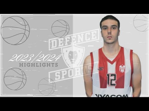 Alexander Alexandrov 200cm Forward || Highlights 2023/24 || BC Levski Sofia || Born 2004
