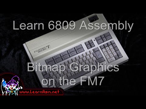 Graphics on the Fujitsu FM7 - 6809 ASM Lesson P5
