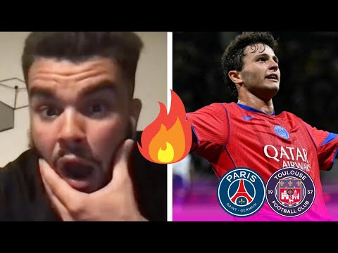 PSG Fan reacts to PSG 6-3 Toulouse 🔥