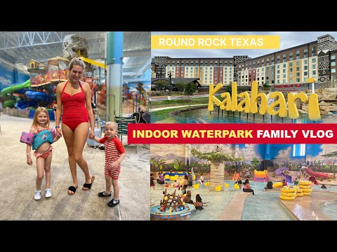VACATION VLOG TO KALAHARI RESORTS TEXAS | EPIC INDOOR WATERPARK FOR FAMILIES | HOLT & ASHLEY VLOGS