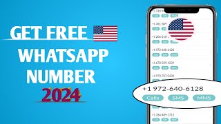 How To Get Free USA Number For Whatsapp Verification || 2024 ✅