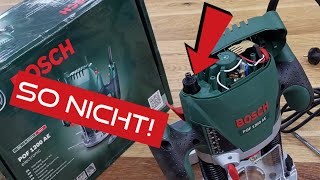 Bosch POF 1200 AE Anfänger Tischfräse selber bauen! Das kann jeder!