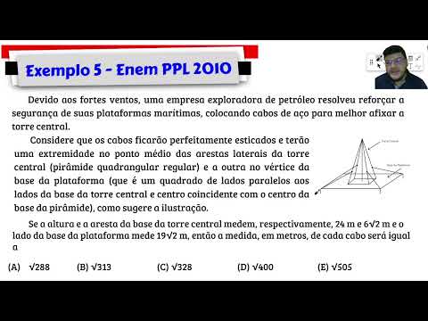 ENEM PPL 2010 - Geometria Espacial - Pirâmide