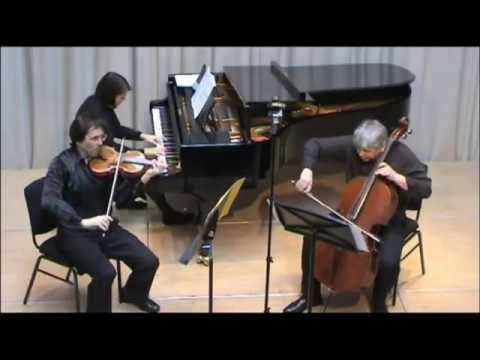 Amael Piano Trio Live in London: Johannes Brahms Trio in C minor op  101