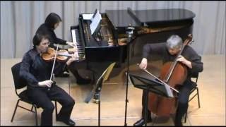 Amael Piano Trio Live in London: Johannes Brahms Trio in C minor op  101