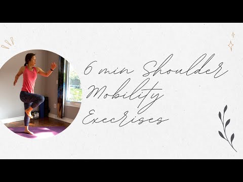 6 minute Shoulder Mobility Exercises | Daily Shoulder Stretches for Better Mobility |workout at home