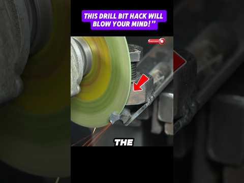 Rare DIY Trick to Fix a Dull Drill Bit Using Angle Iron!