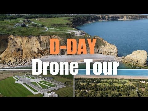 D-Day Drone Tour