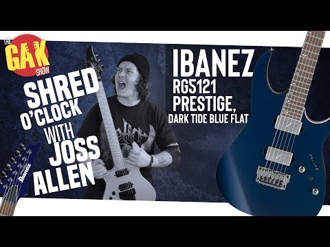 Ibanez RG5121 Prestige, Dark Tide Blue Flat | SHRED O'CLOCK W/ JOSS ALLEN