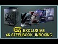 Avengers: 4-Movie Collection Best Buy Exclusive 4K+2D Blu-ray SteelBook Set Unboxing Avengers: 4-Movie Collection Best Buy Exclusive 4K+2D Blu-ray SteelBook Set Unboxing