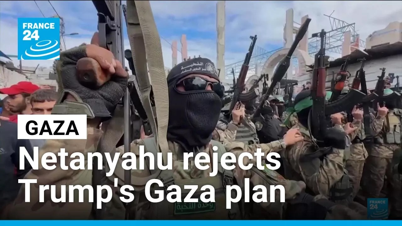 Netanyahu says no Gaza withdrawal until Hamas disarms • FRANCE 24 English
