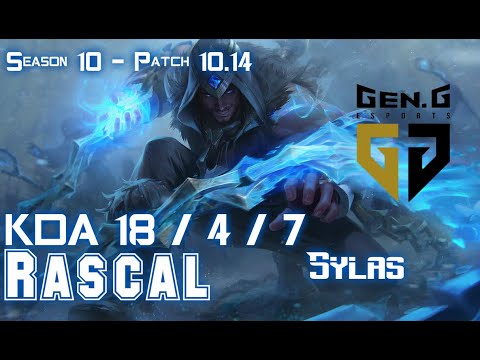Gen Rascal SYLAS vs CHO'GATH Top - Patch 10.14 KR Ranked