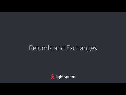 Refunds and Exchanges