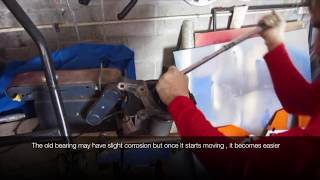 Front wheel bearing replacement Home Handyman Amateur mechanic Suzuki Swift 2005