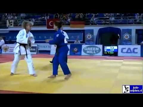 Judo 2012 European Championship Cadets Bar: Turcheva (RUS) - Zgherea (ROU) [-44kg]