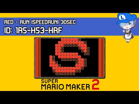 red run |SPEEDRUN| 30 sec - Super Mario Maker 2 SUPER EXPERT Level Showcase