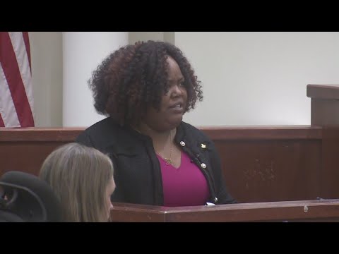 Atatiana Jefferson's sister, Ashley Carr, addresses Aaron Dean directly after sentencing