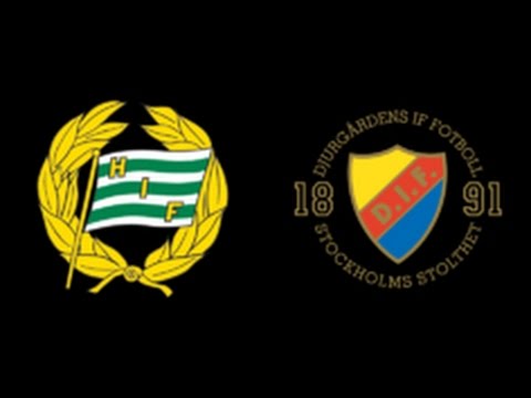 Hammarby & Djurgårdens tifo before the Stockholm derby