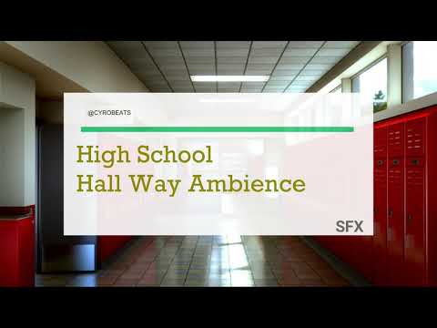 Highschool HallWay Ambience Sound Effect (High Quality)