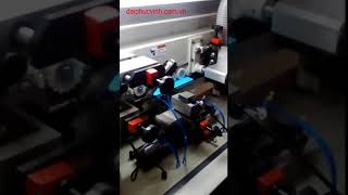 Máy dán cạnh NO LINE, dán cạnh không đường keo, dán cạnh 45 độ và 90 độ