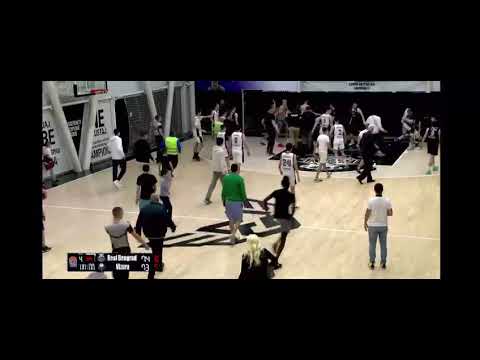 Tuča posle utakmice KK Real - KK Vizura (juniori)