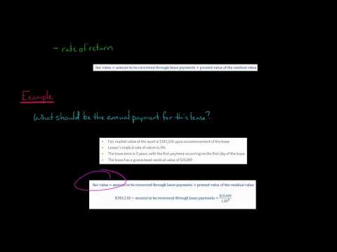 Part of a video titled How to Calculate Lease Payments - YouTube