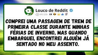 Comprei uma PASSAGEM de trem de PRIMEIRA CLASSE durante minhas FÉRIAS, mas quando EMBARQUEI...