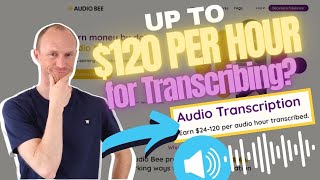 Audio Bee Review – Up to $120 Per Hour for Trans