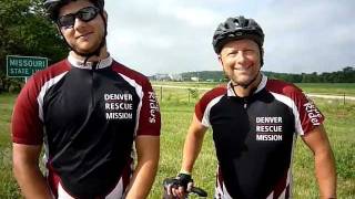 preview picture of video 'Biking Across Kansas - Denver Rescue Mission'