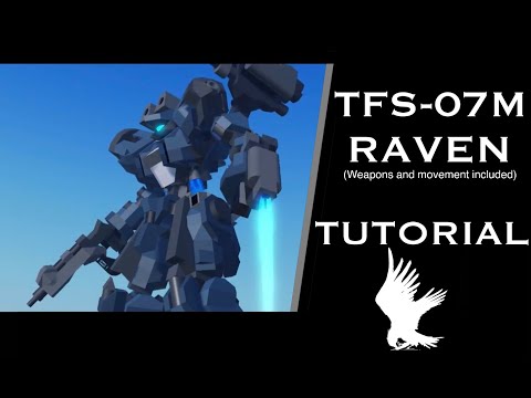 TFS-07M RAVEN Special Production Mech TUTORIAL | Plane Crazy Mech Tutorial