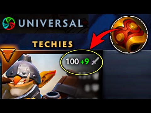 The reason why we always WIN a lane on This UNIVERSAL HERO🔥|  Techies Official