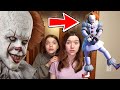 DANCING PENNYWISE IT CLOWN IN OUR HOUSE!