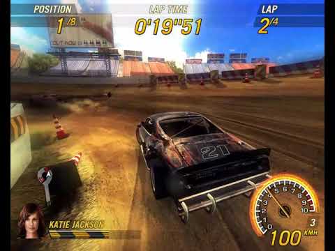 FlatOut 2 speedrun WR  Crash Alley fastest lap