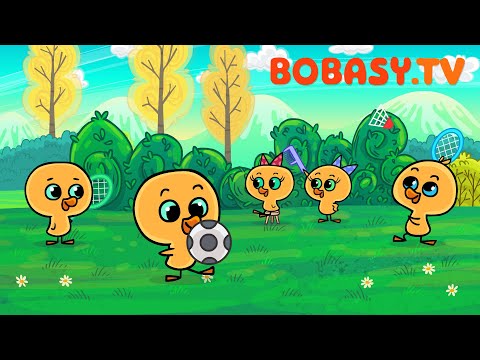 ♥️ Pięć Małych Kaczątek - Piosenki dla Dzieci -  BOBASY TV