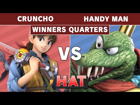 HAT 75 - Cruncho (Hero) Vs. Handy Man (King K rool) Winners Quarter Finals - Smash Ultimate