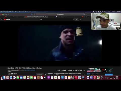 AMERICAN REACTS TO UK DRILL - DJANGO JAY - LAST MAN STANDING