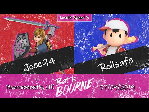 BattleBourne SSBU Singles - Joee94 (Link) vs Rollsafe (Ness) Losers' Round 3