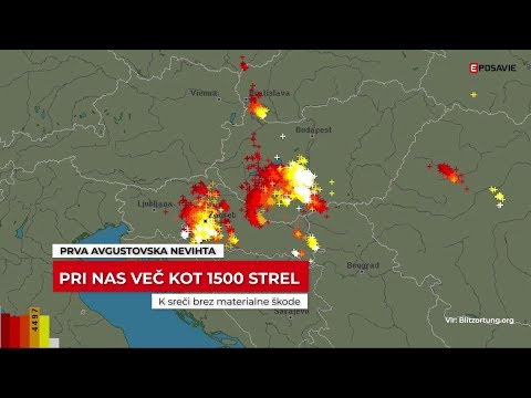 Prva avgustovska nevihta v Posavju, 1. avgust 2019