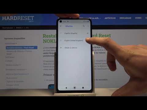 Cómo cambiar el idioma de un NOKIA 5.4 - configurar el idioma