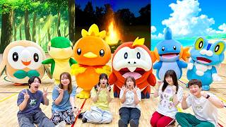【寸劇】ポケモンたちとおでかけしよう！夏休みといえば海だ！森だ！キャンプファイヤーだ！みんなで仲良くおでかけできるかな？