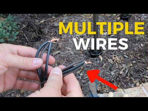 How to Connect Multiple Landscape Lighting Wires