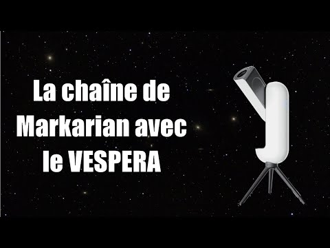 Je photographie la chaîne de Markarian avec mon VESPERA de @vaonisdotcom